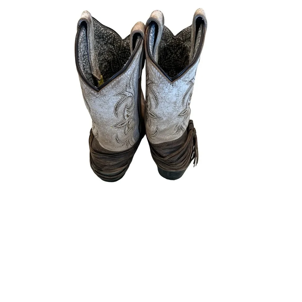 Laredo Girls Kids Western Boot Brown‎ Womens Size 3 D New